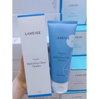 SỮA RỬA MẶT LÀM SẠCH SÂU LANEIGE MULTI DEEP CLEAN CLEANSER 150ML CHÍNH HÃNG 5791