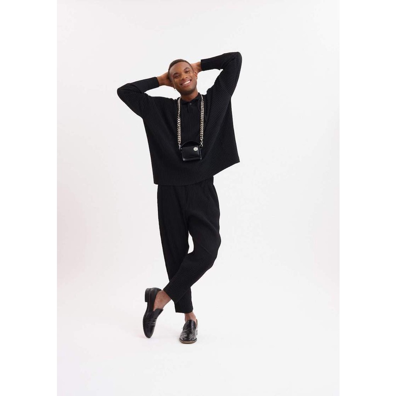 Túi Đeo Chéo mini Hình Vuông Dày Dặn Màu Đen Thời Trang Cho Nữ