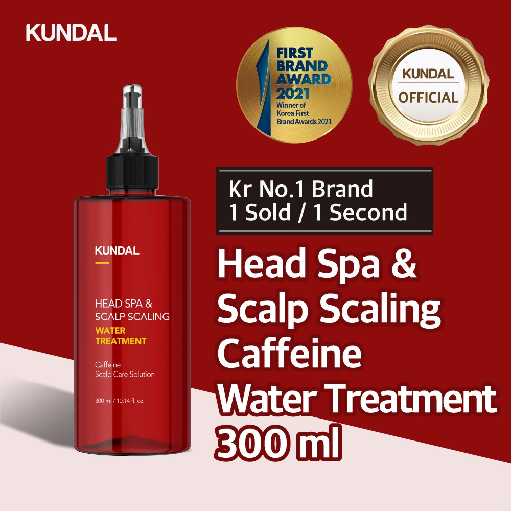 Nước Caffeine Kundal 300ml Cải Thiện Tình Trạng Da Đầu & Gàu Như Spa