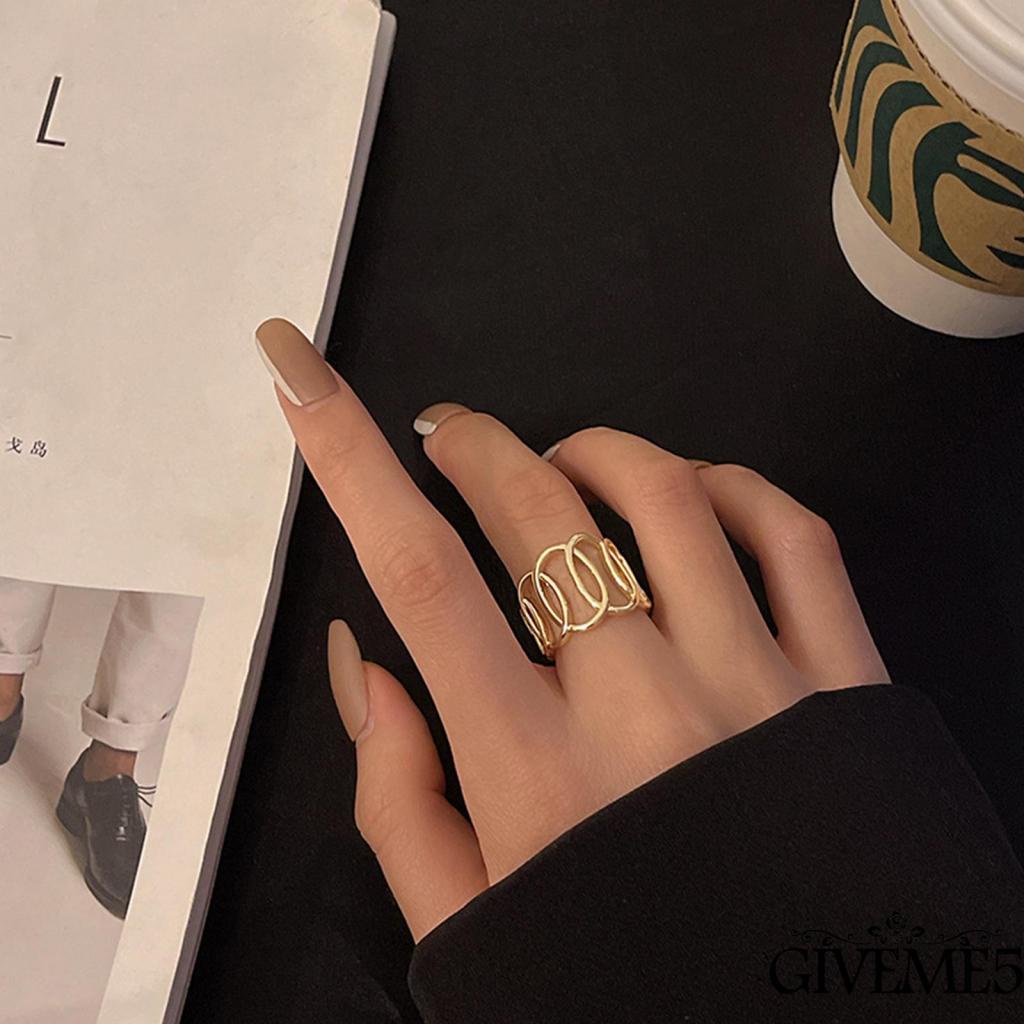 Nhẫn hở đeo chéo thời trang cho nữ