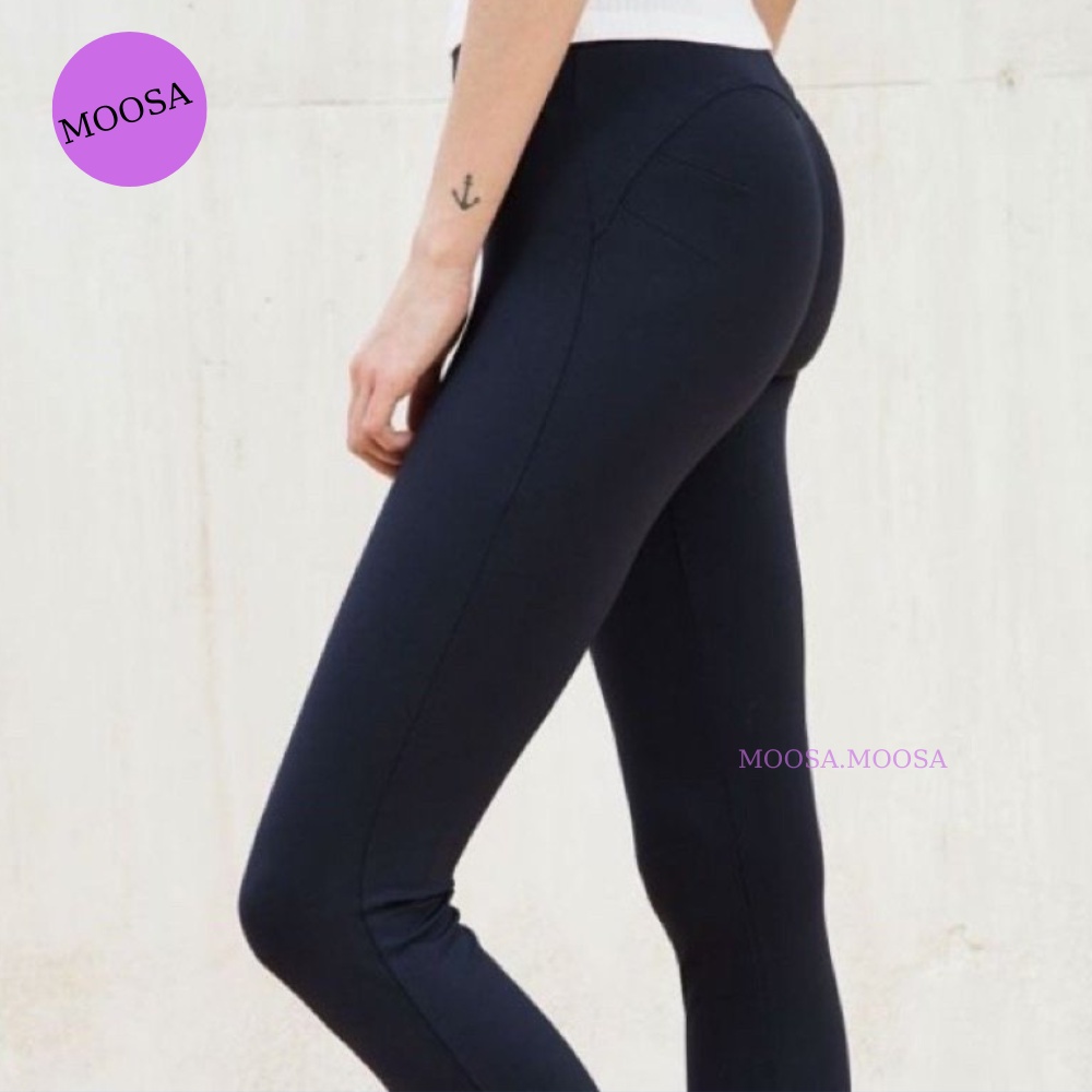 Quần Legging Nữ Dài Nâng Mông Bigsize Moosa Lưng Cạp Cao Có Túi Tôn Dáng