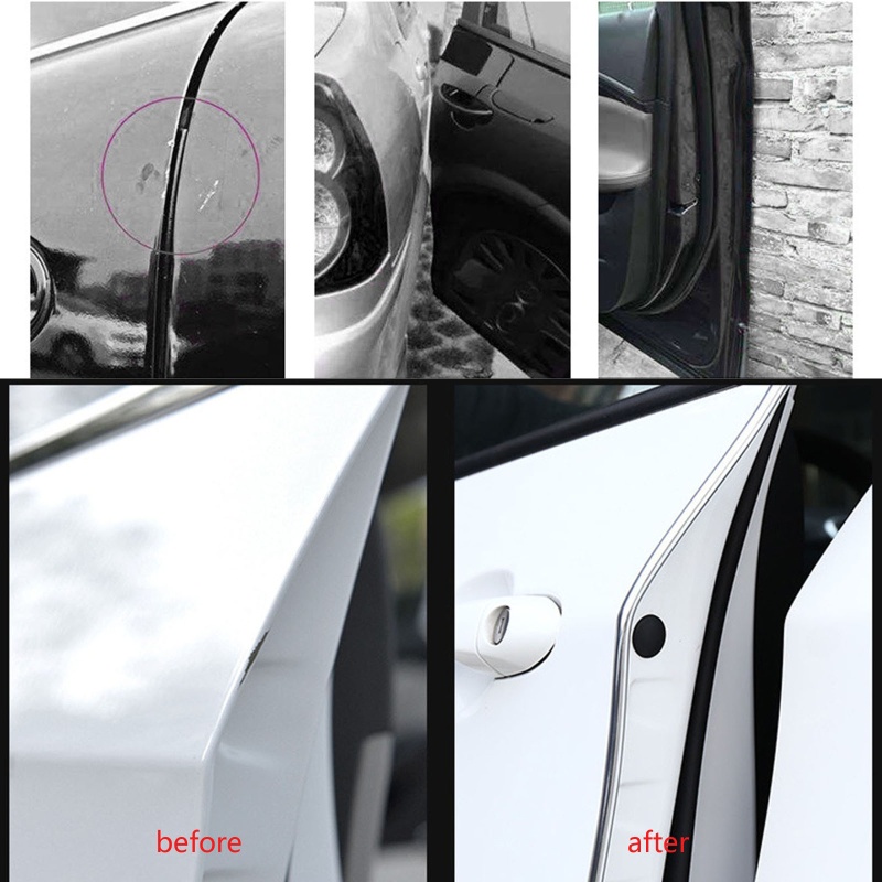 Dải Viền PVC Trang Trí Viền Cửa Xe Hơi Chống Va Chạm Chống Trầy Xước
