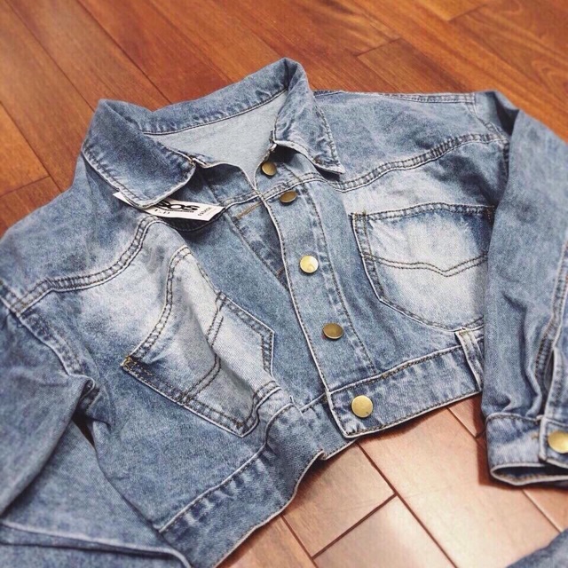 Áo khoát jean màu lau | BigBuy360 - bigbuy360.vn