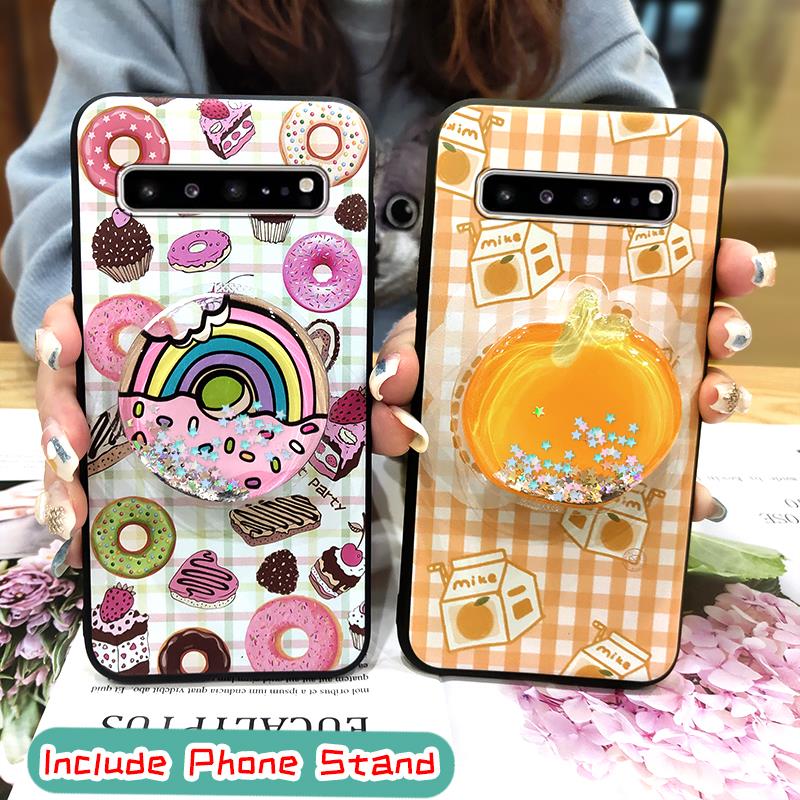 Ốp Lưng Tpu Mềm Có Giá Đỡ Thời Trang Cho Samsung Galaxy S10 5g / Sm-G977N