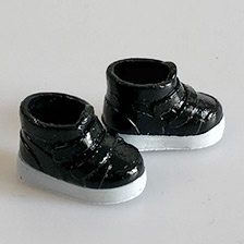 Giày da cho búp bê BJD ob11 1/12