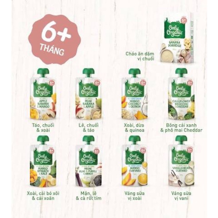 Túi trái cây nghiền onlyorganic