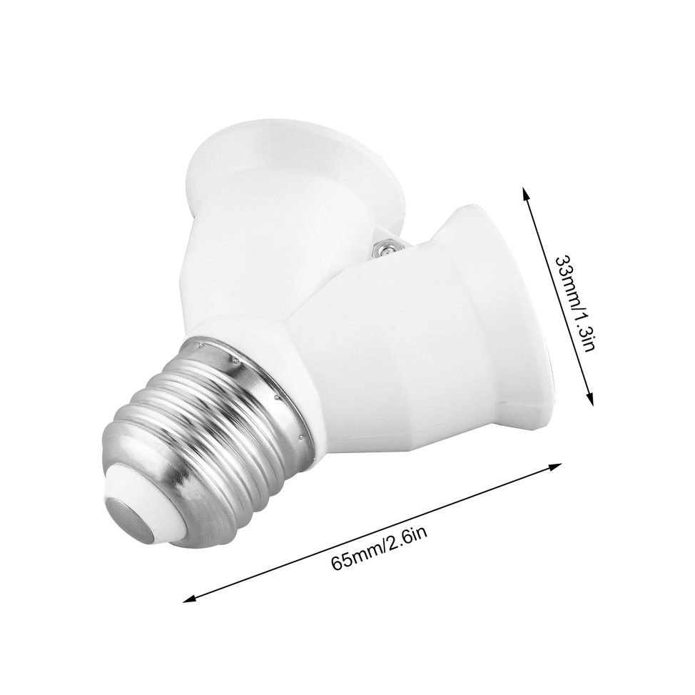 Bộ Chuyển Đổi Bóng Đèn Tmr1 E27 Sang 2 E27