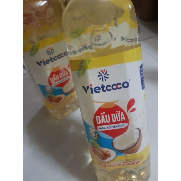 Dầu dừa tinh luyện Vietcoco chai 1 lit