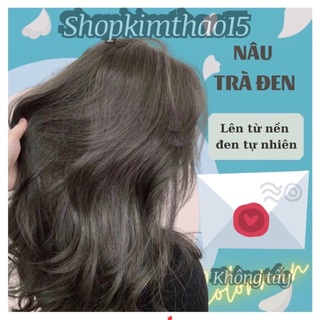 Thuốc Nhuộm Tóc Màu Nâu Trà Đen