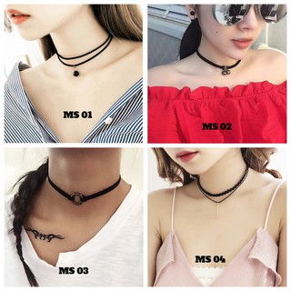 BỘ VÒNG CỔ CHOKER CỰC THỜI TRANG, CÁ TÍNH CHO BẠN GÁI