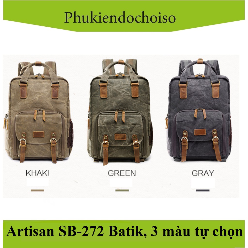 Ba lô máy ảnh Artisan SB-272 Batik