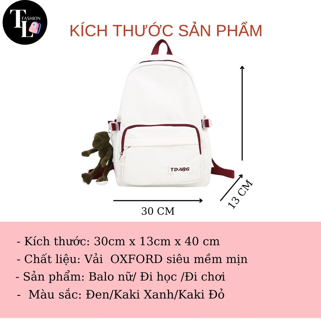 Balo nam nữ phong cách unisex đeo vai cá tính thời trang hot trends TDABG