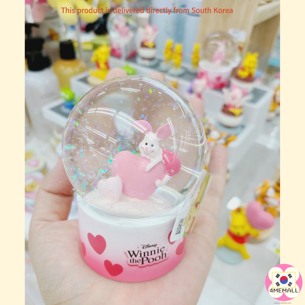 Quả cầu pha lê nhỏ để bàn trang trí hình nhân vật Disney Winnie the Pooh dễ thương làm quà tặng sinh nhật