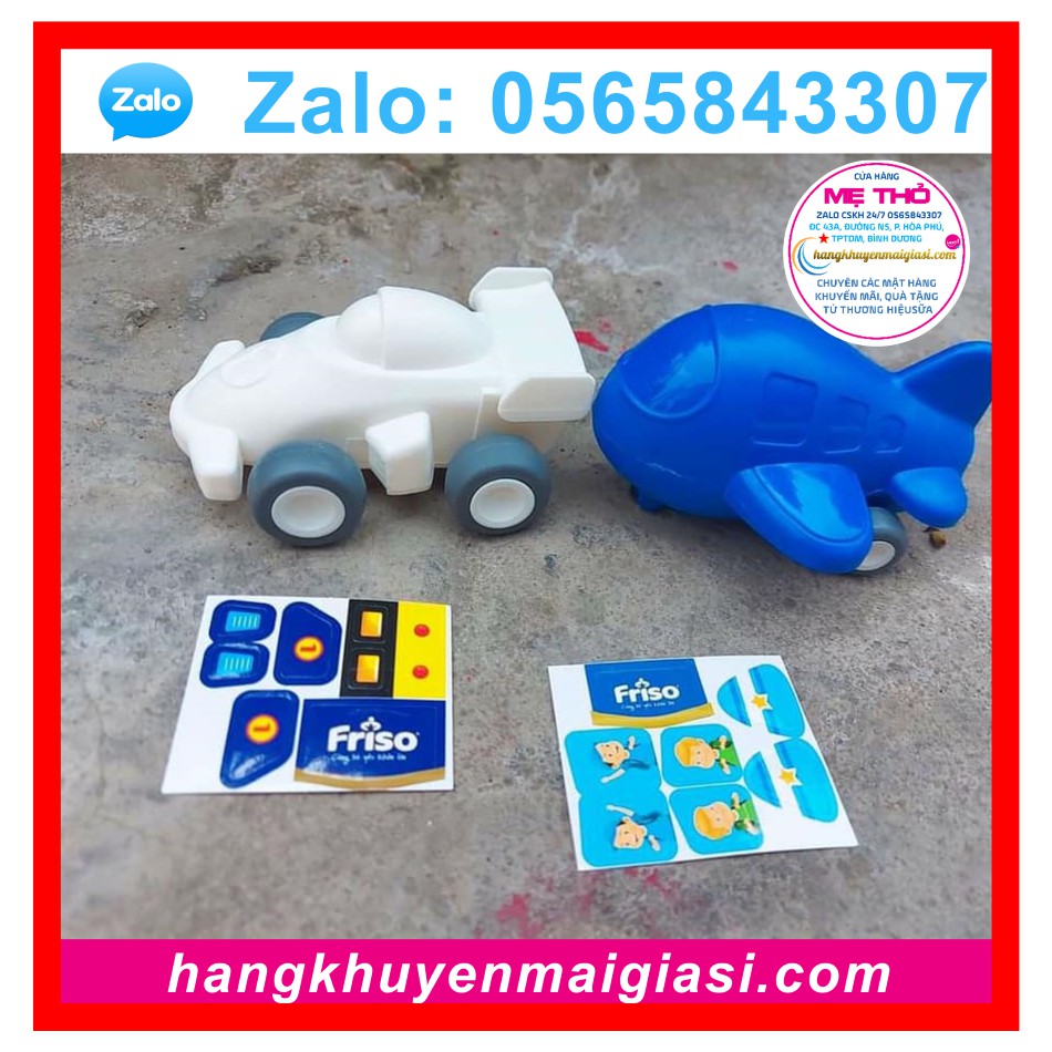 Combo 4 xe và máy bay cho bé Hàng Khuyến mãi sữa Friso