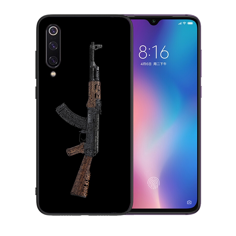 Ốp Lưng Hình Súng Ak47 Cho Điện Thoại Xiaomi Mi 6 Mi 8 9 Se Mi Cc9 F1 Mix 2s Max 3 Gun Guns Ak47