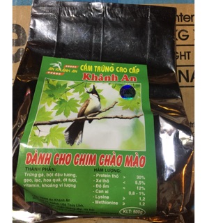 KM cám chim dành cho chim chào mào khánh an gói 500g