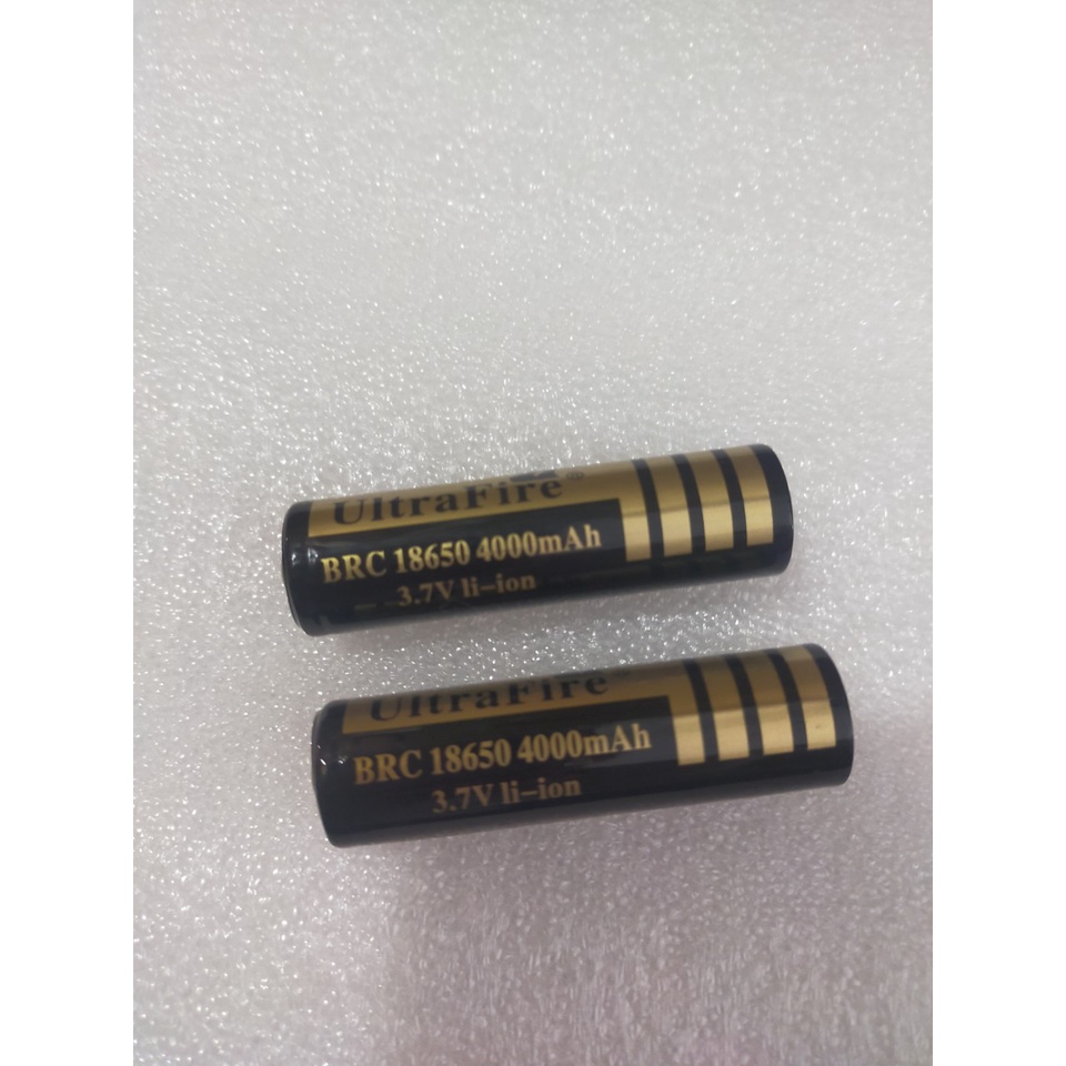 PIN sạc Lion 18650 3.7v dung lượng cao 4000mAh chuẩn pin đen