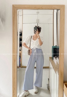 Quần culottes voan chất mát