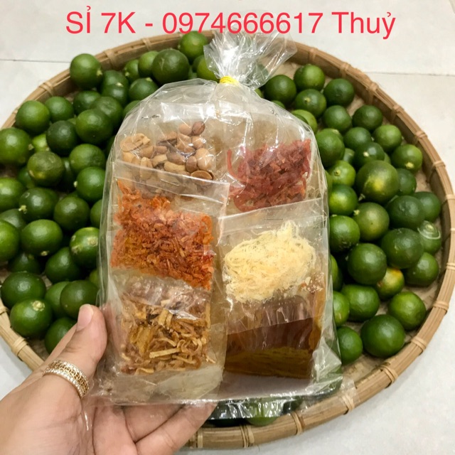 10 BỊCH BÁNH TRÁNG TRỘN KHÔ BÒ NGỌC THUỶ