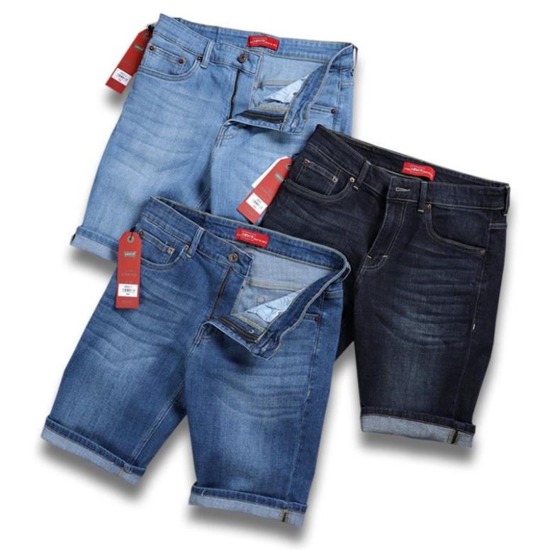 Quần Đùi Bò Short Jean Nam Wash Phom Xuông THOITRANG24H Bền Màu Không Bị Ra Màu Khi Giặt Tẩy ⚡