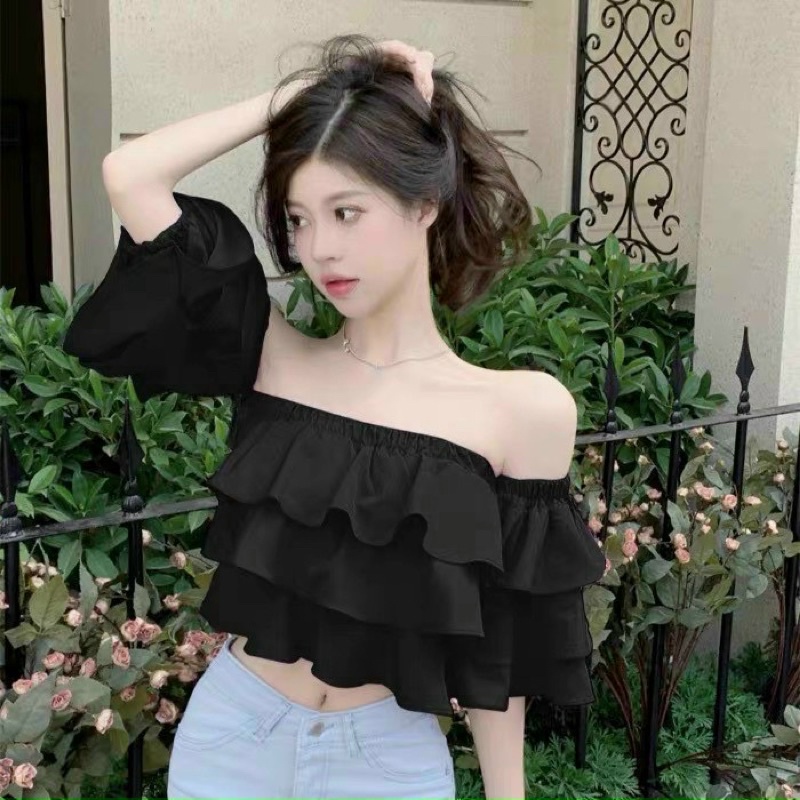 ÁO TRỄ VAI BA TẦNG