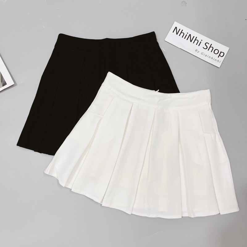 Chân váy ngắn, Chân váy xòe, xếp ly, Có lót quần trong CV1906 - NhiNhi Shop