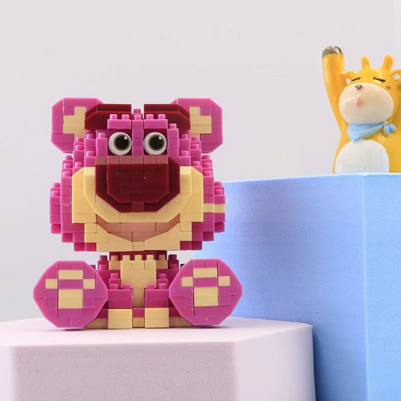 Bộ xếp hình Mini Hình Gấu Lotso dễ thương (14 tuổi +)