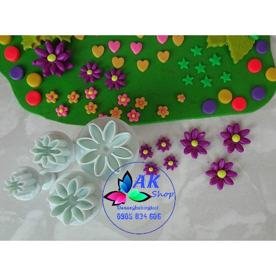SET 4 KHUÔN NHẤN LÒ XO NHỰA