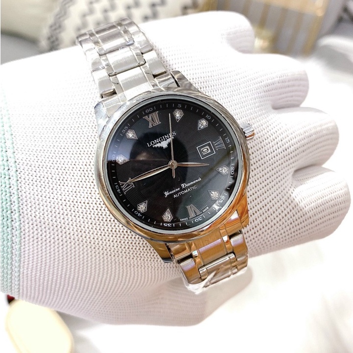 Đồng hồ nam phong cách đơn giản ,men lỳ, máy cơ cao cấp nhập khẩu nhật bản .dây kim loại đúc đặc LONGGINES [BH 2 năm] | BigBuy360 - bigbuy360.vn