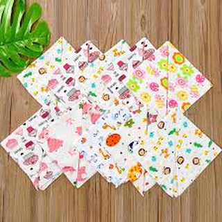 Sỉ 100 yếm tam giác cotton 2 cúc bấm