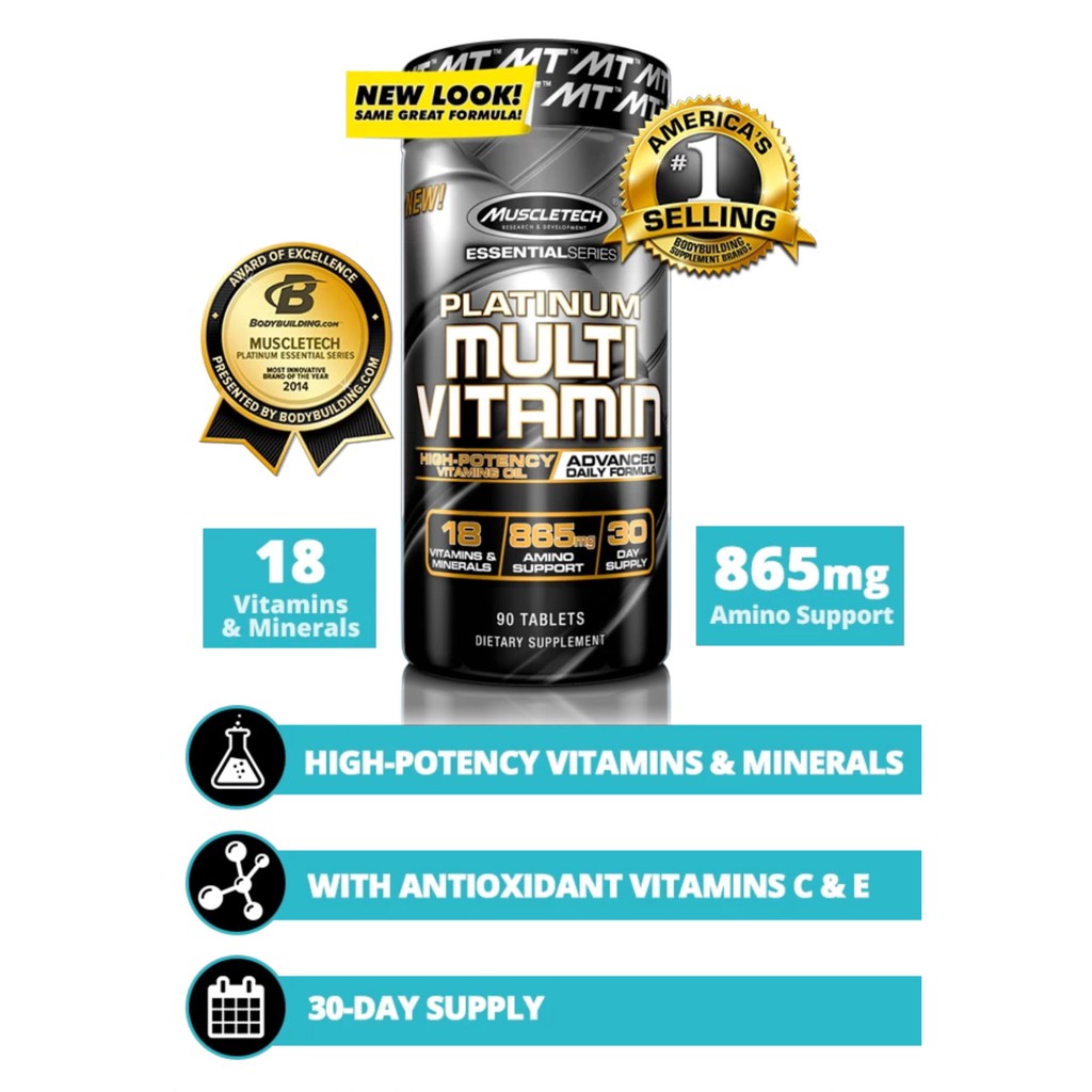 PLATINUM MULTI VITAMIN (90 VIÊN)-BỔ SUNG VITAMIN, KHOÁNG CHẤT THIẾT YẾU | BigBuy360 - bigbuy360.vn
