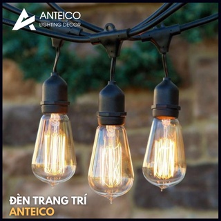 Dây Đui Đèn Ngoài Trời Chống Nước Đui E27 , Đèn Trang Trí Quán Cafe, Sân Vườn,...( chưa bao gồm bóng)  ANTEICO