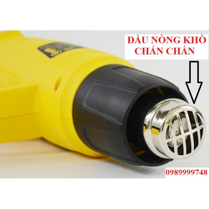 máy khò hơi nóng 2000W-[BẢO CHÍNH HÀNH HÃNG 2 NĂM] máy khò sấy nhiệt 2000W -máy STANLAY STEL670 LOẠI XỊN THƯƠNG HIỆU MỸ