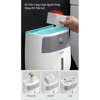 HỘP ĐỰNG GIẤY VỆ SINH 2 TẦNG ECOCO