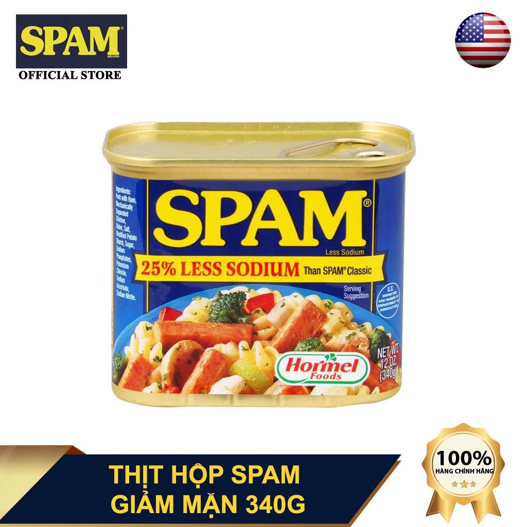 Thịt hộp Hormel SPAM® Classic 340g - Nhập Khẩu Mỹ