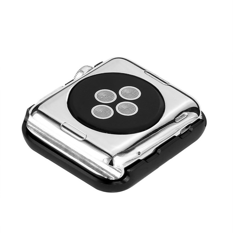 Ốp Bảo Vệ Bằng Thép Không Gỉ Cứng Cho Đồng Hồ Apple Watch series SE 6 5 4 3 2 1 38mm 42mm 40mm 44mm