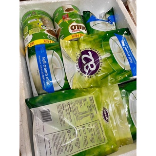 Sữa milo và sữa a2 nguyên kem