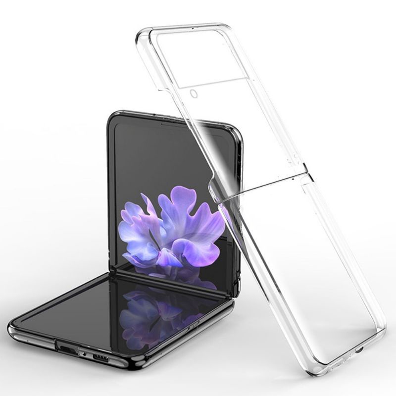 Ốp lưng Samsung Z Flip 3 / Zflip 3 / Z flip 4 / Zflip 4 siêu trong suốt cứng mỏng ôm máy