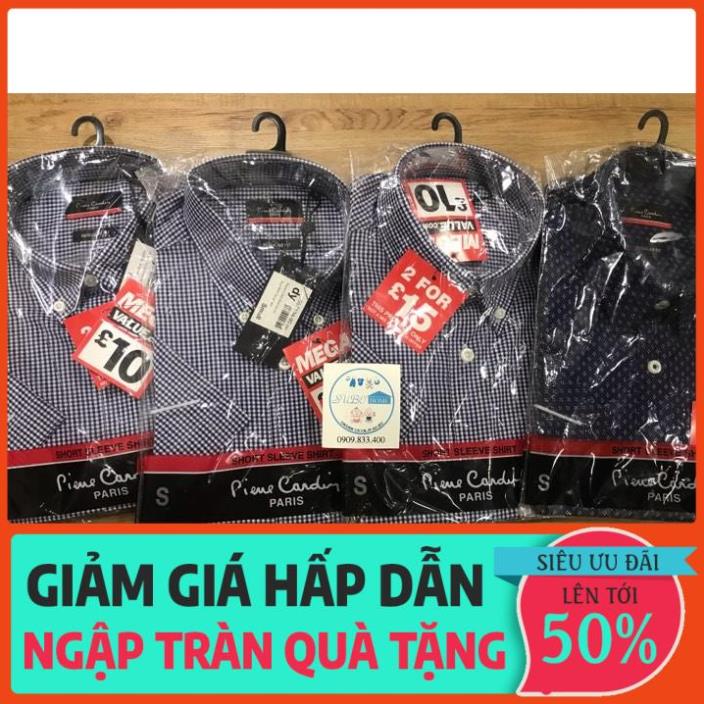 SIÊU RẺ Áo Sơ Mi Nam Tay Ngắn Pierre Cardin Nhập trực tiếp từ Uk