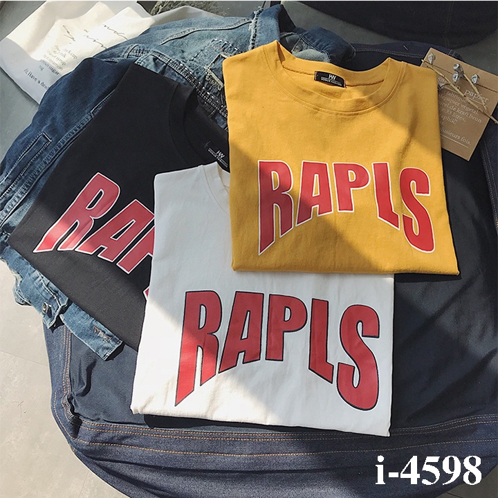 Áo Thun Unisex Nữ Chữ RAPLS SIÊU HOT