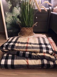Chăn hè BURBERRY TAG ĐẦY ĐỦ TEM MÁC