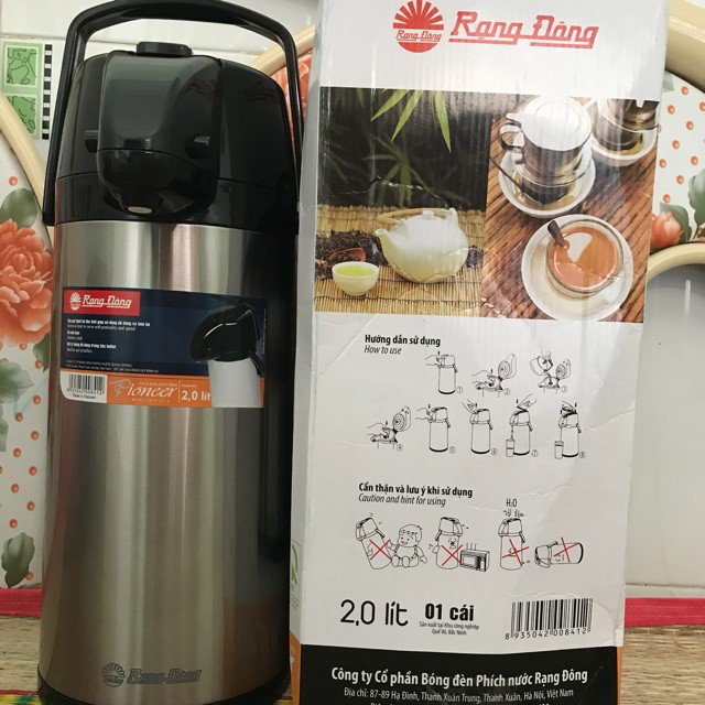 Phích cà phê Inox Rạng Đông RD 2045 ST1.E