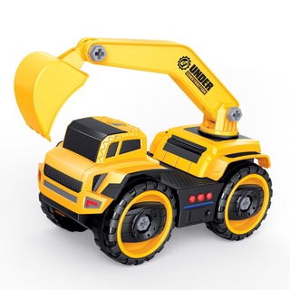 Đồ chơi duka: bộ đồ chơi xe xúc chuyên dụng - xe công trình tự tháo lắp