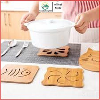Đế gỗ lót nồi,Đế lót đáy nồi chống nóng