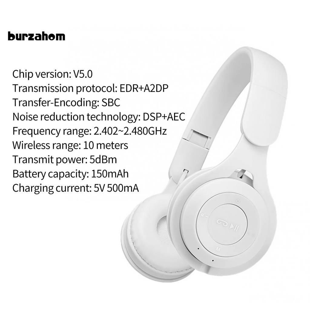 Tai Nghe Bluetooth Không Dây 5.0 HiFi E-sports Có Khe Cắm Thẻ Cho Máy Tính