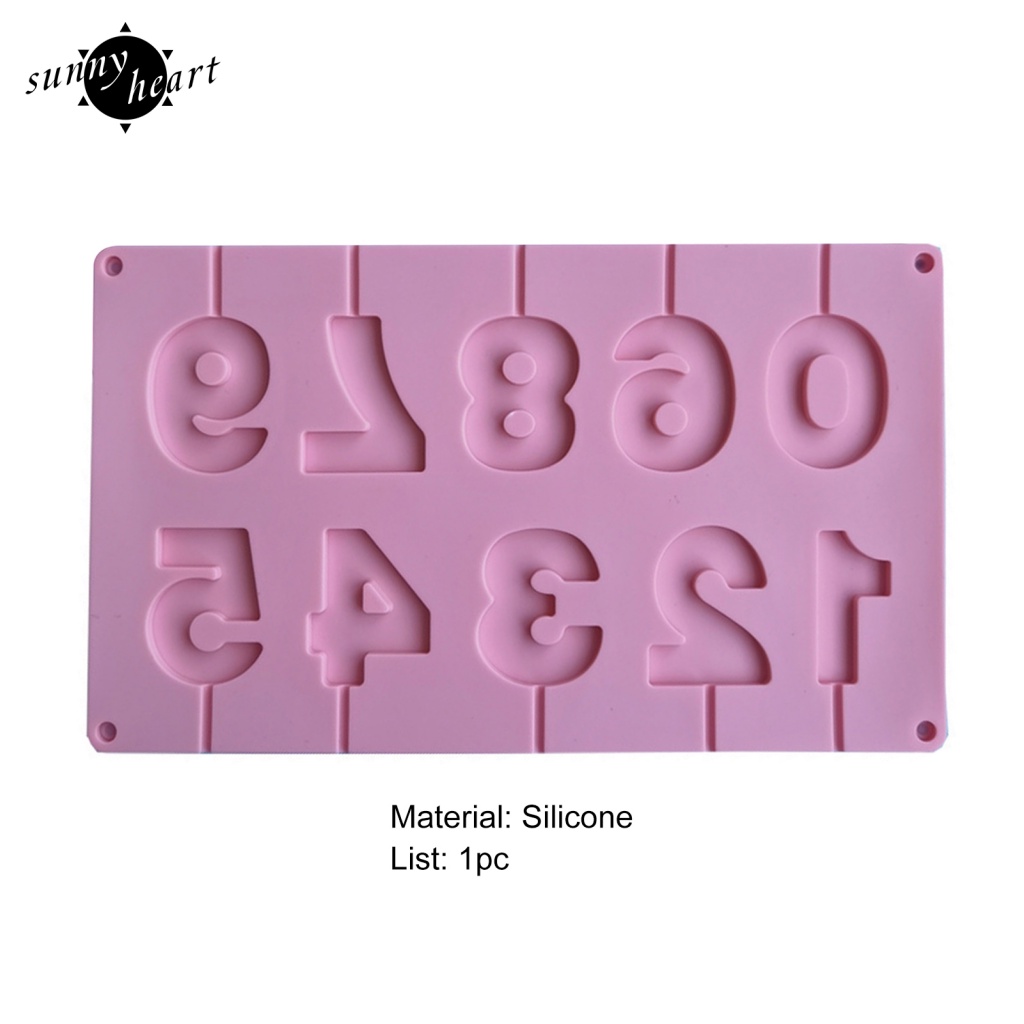 Khuôn Silicone Làm Kẹo Mút / Sô Cô La / Món Tráng Miệng