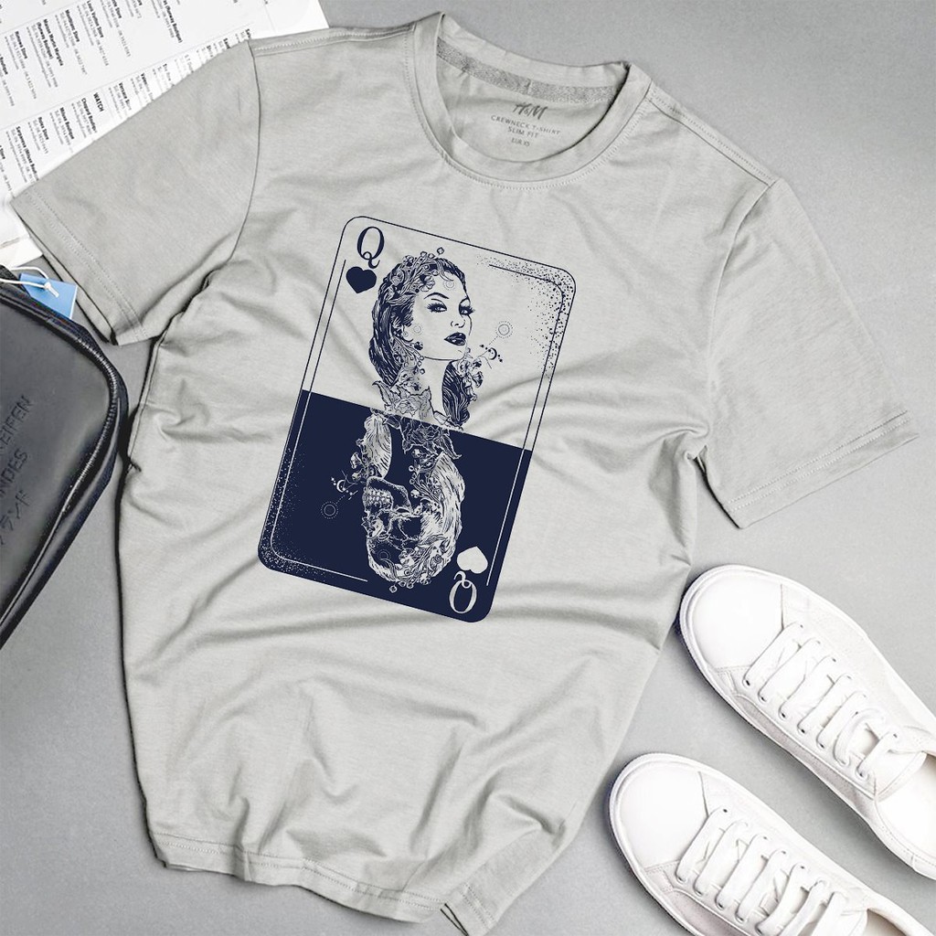 Áo phông nam độc lạ cá tính phong cách unisex màu xám