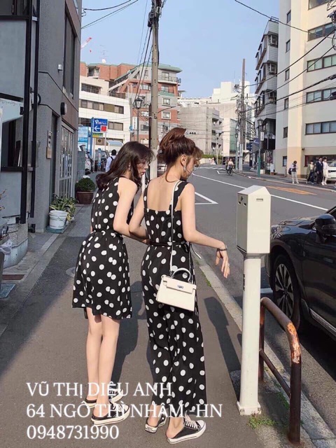 Sét đôi bạn thân chấm bi