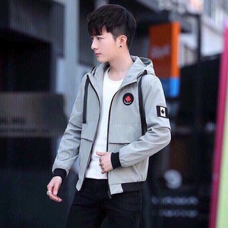_ÁO Gió 2 lớp Nam ( Gió in lá đỏ )