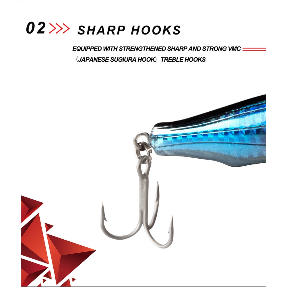 Mồi giả câu cá 100mm/19g 120mm/29g NBL9246